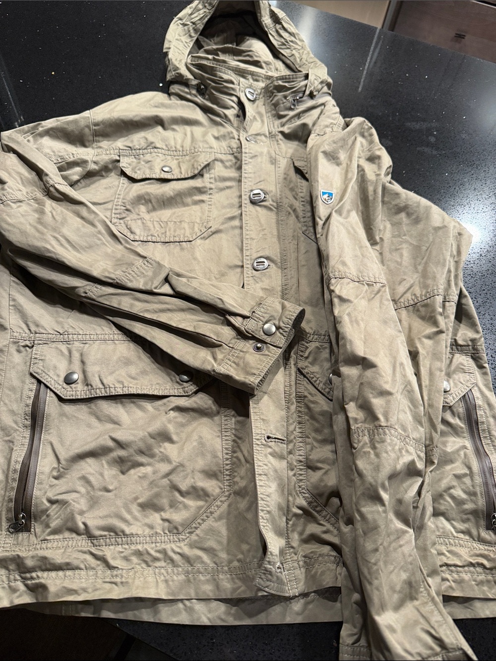 Kuhl Men's Hooded Field Jacket in Olive